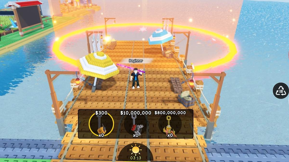 Quai de pêche dans Construire un zoo