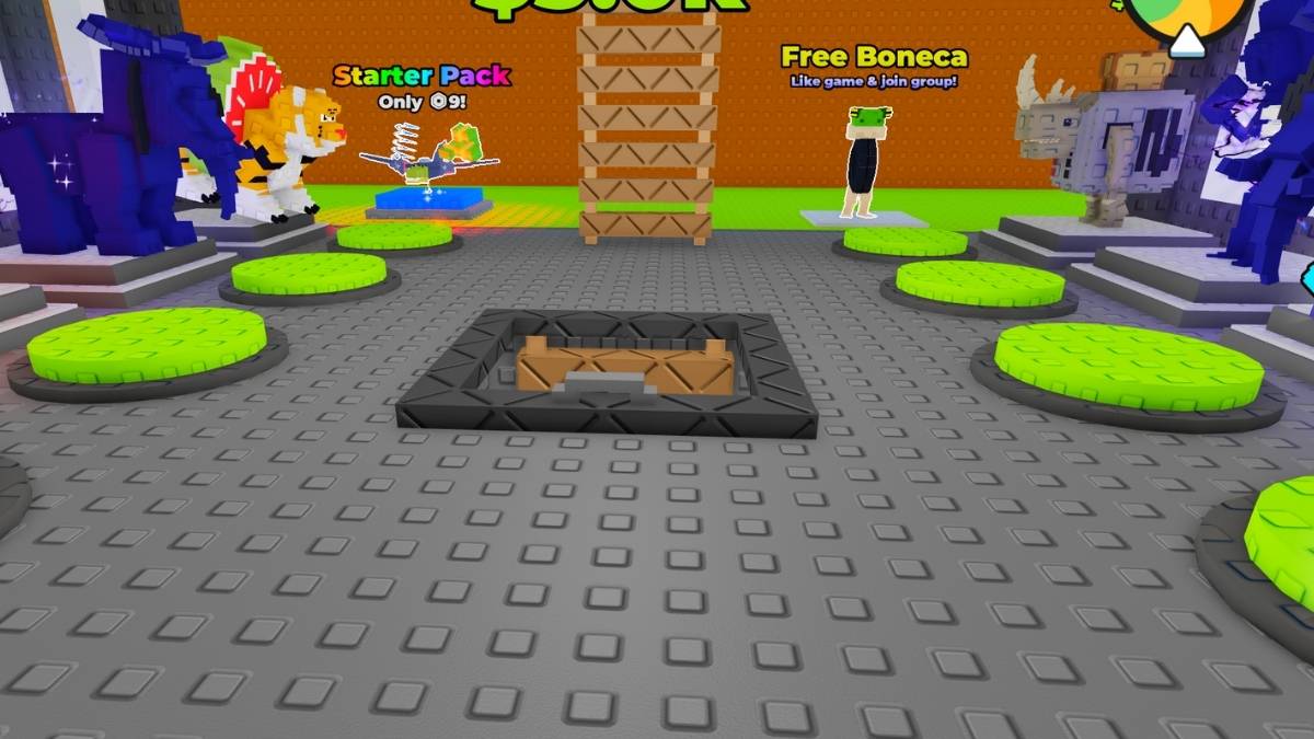 Souhaitant un bon emplacement au sous-sol dans Don't Wale the Brainrots