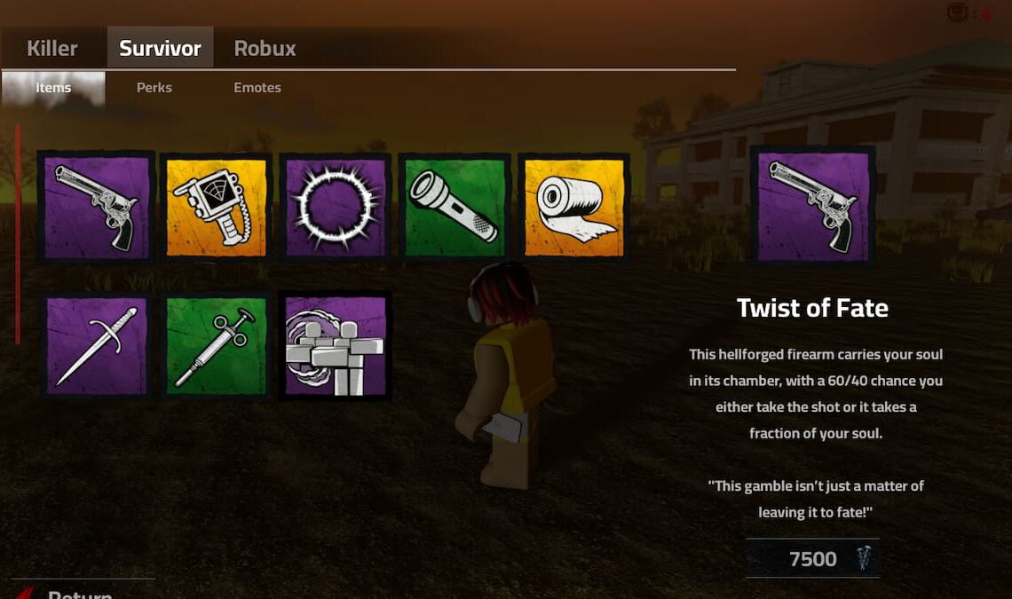 A Purchase menu in Roblox