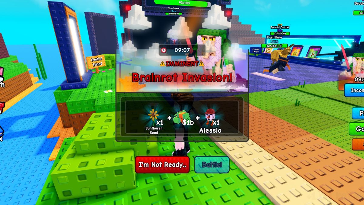 Mission d'invasion dans Plants Vs Brainrots