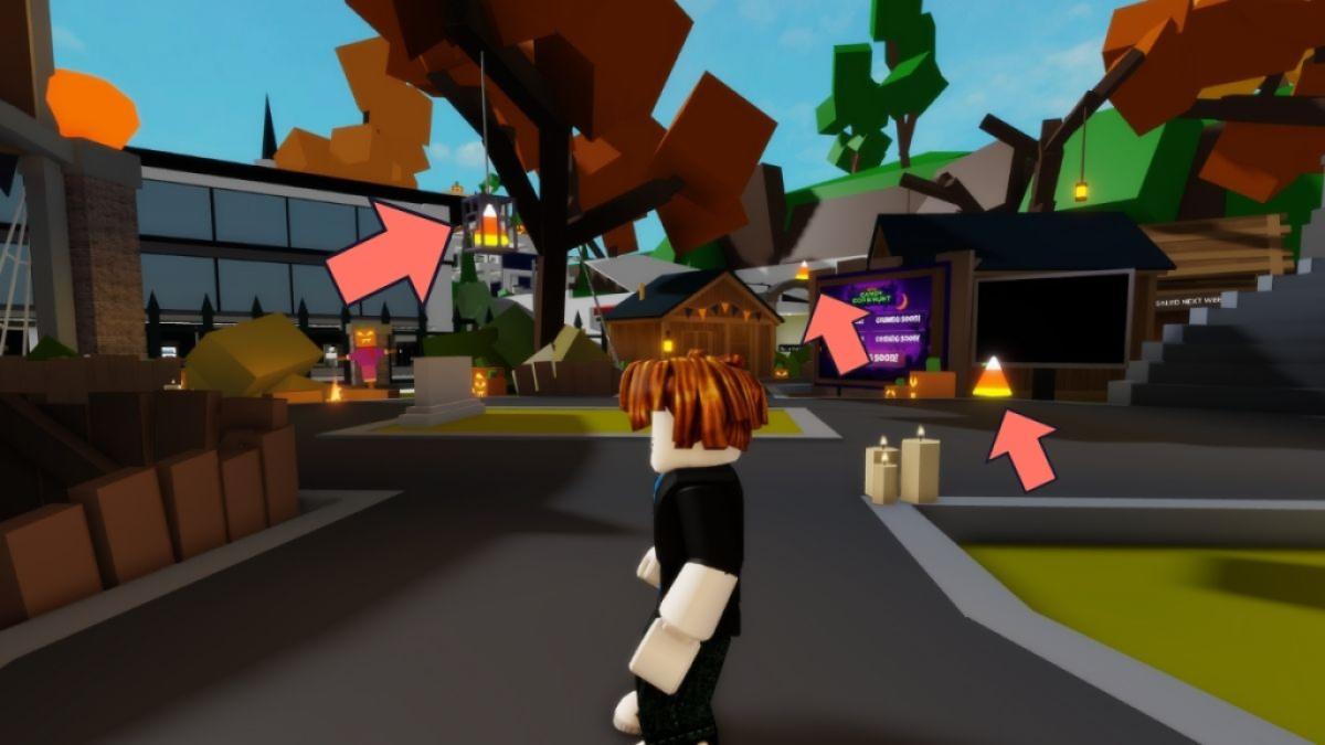 Emplacements des bonbons au maïs