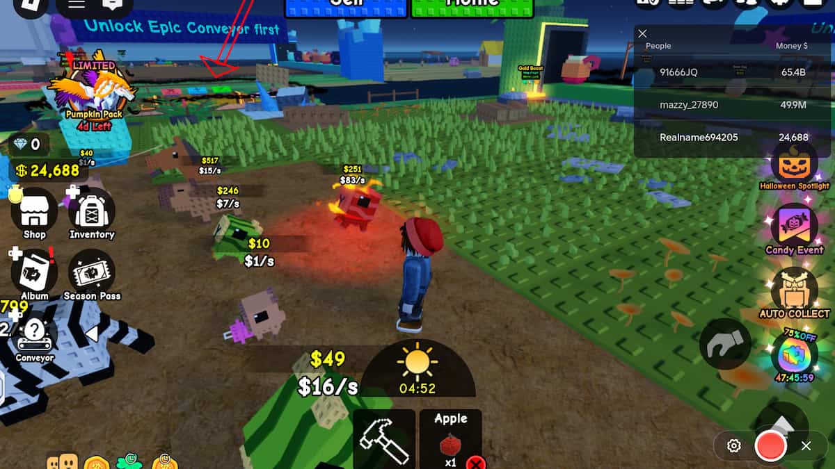 Emplacement du commerçant dans Construire un zoo