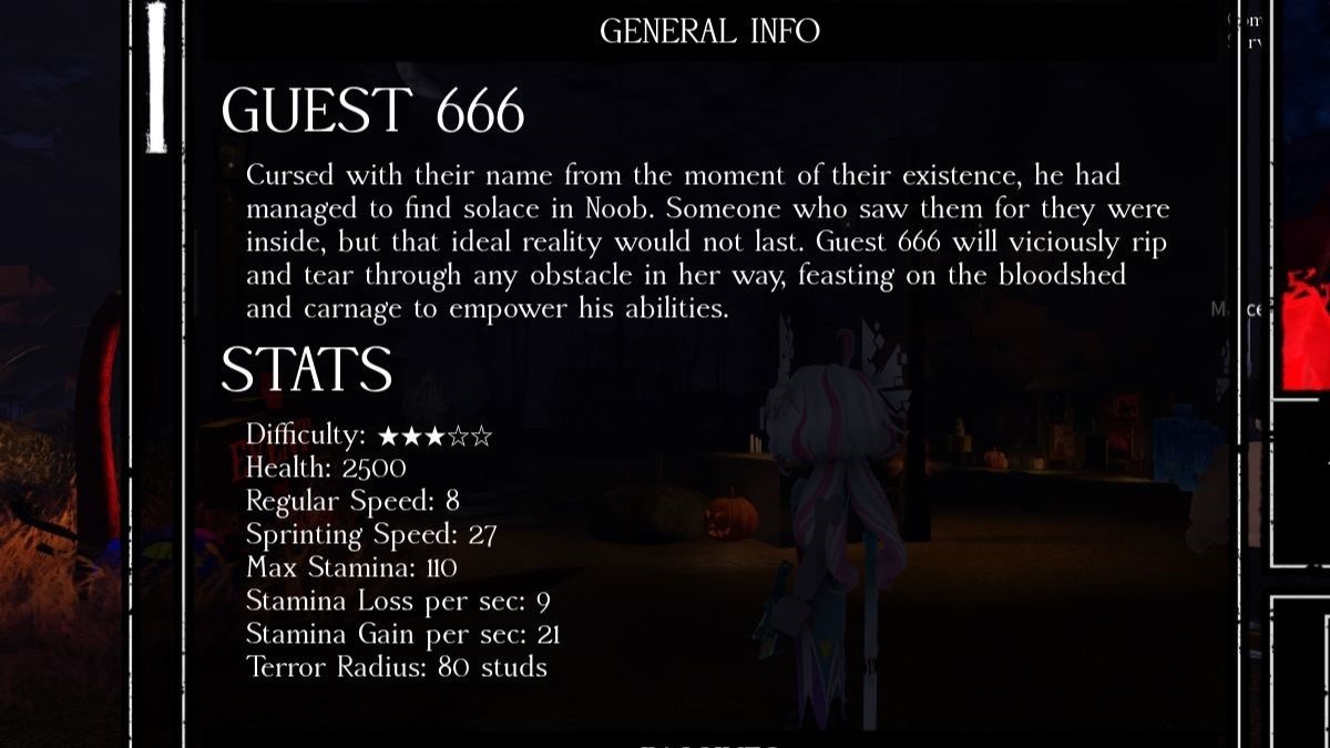 Invité 666 statistiques dans Forsaken