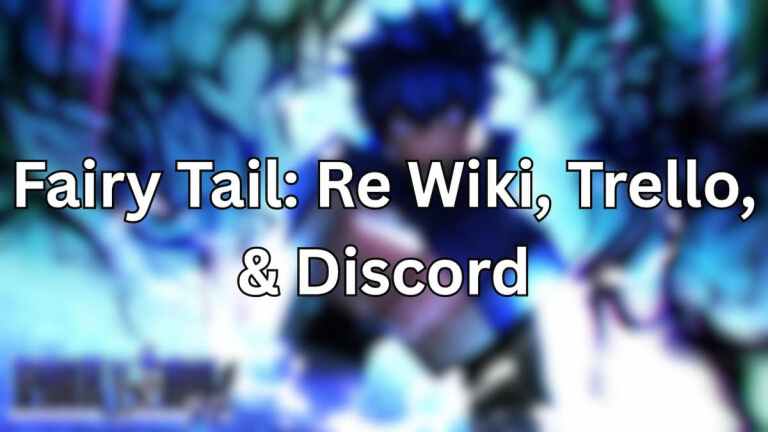Fairy Tail : liens Re Wiki, Trello et Discord