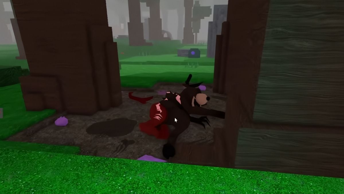 Emplacement du cerf blessé dans 99 nuits dans la forêt