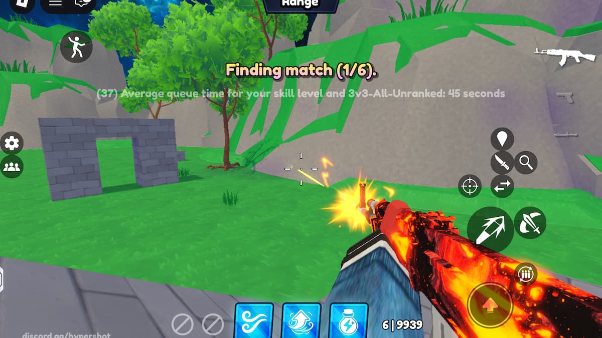 Un gameplay hypershot