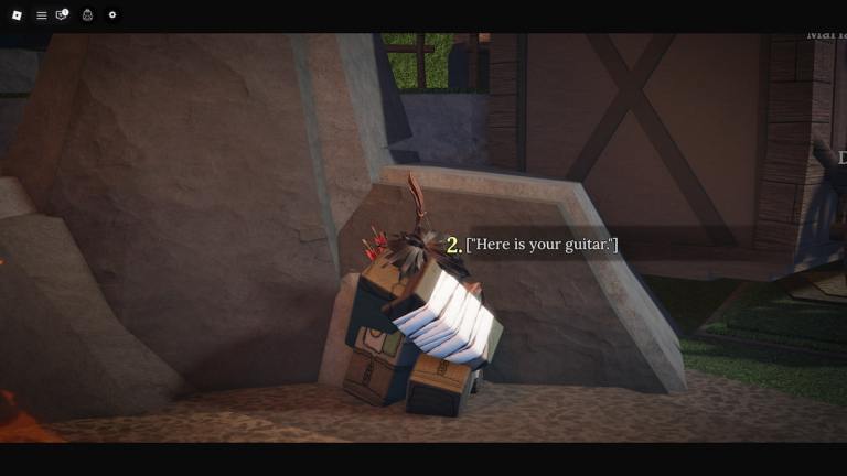 Emplacement de la guitare perdue de Bard dans The Forge