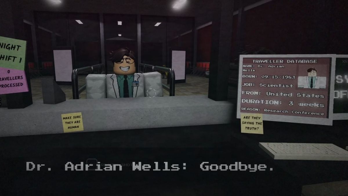 Informations de passeport sur votre écran dans le terminal 13 : pas humain