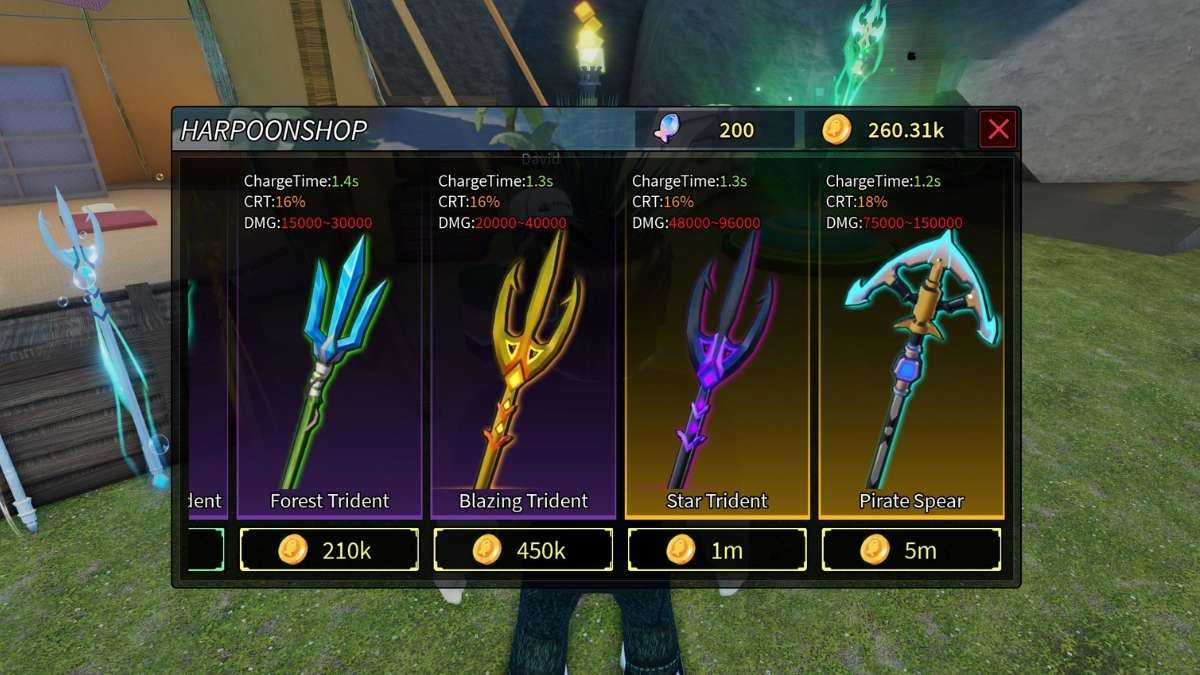 Meilleurs harpons dans la liste des niveaux de pêche sous-marine