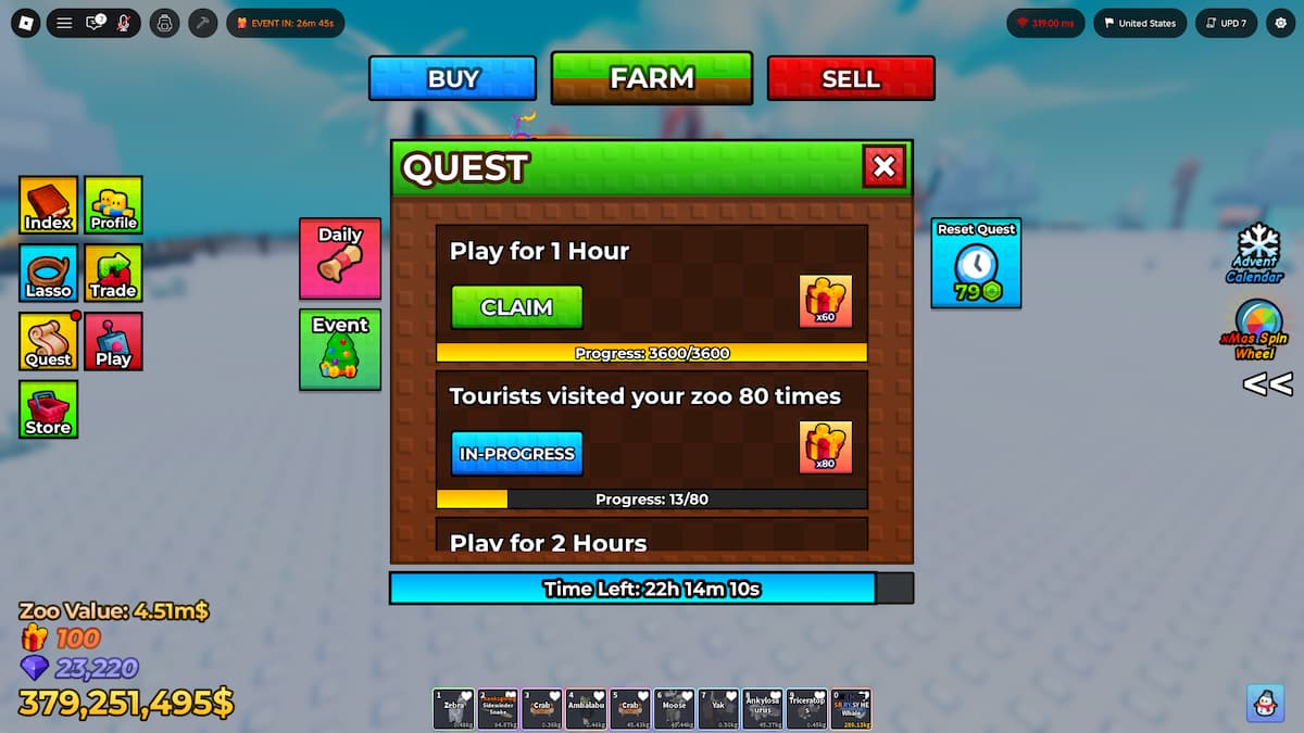 Cadeaux du Père Noël dans Élever des animaux