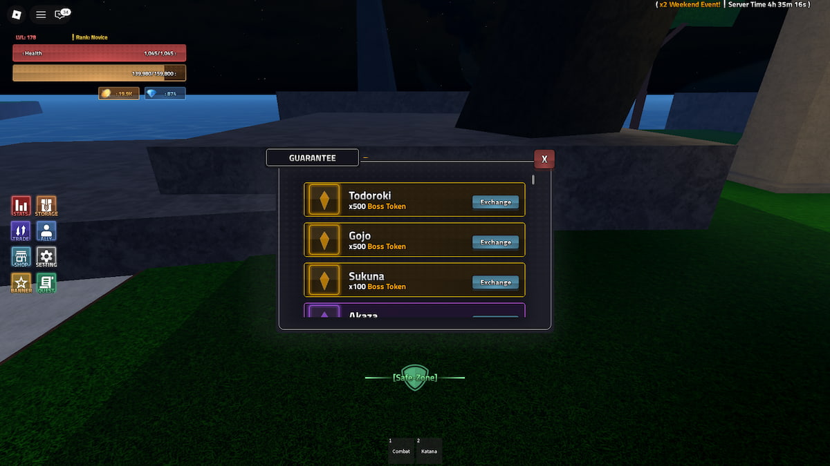 Générer Todoroki dans Rogue Piece