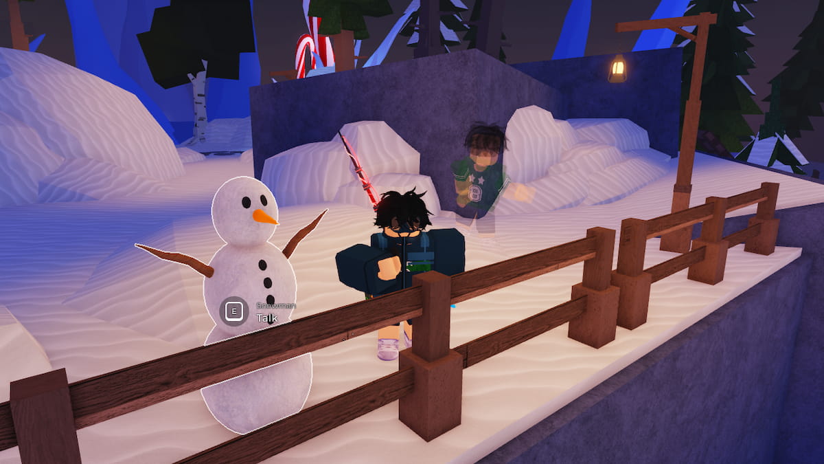 Un bonhomme de neige à Fisch