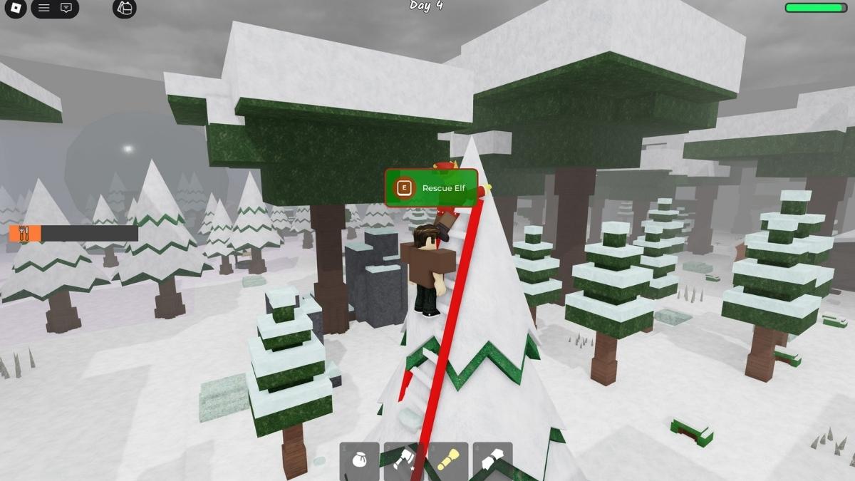 Sauver les elfes dans la mise à jour de Noël de 99 nuits dans la forêt