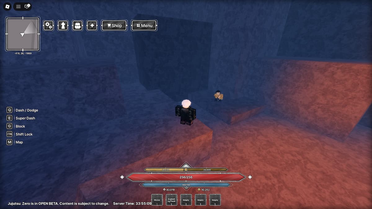 PNJ Path Focuser dans Jujutsu Zero