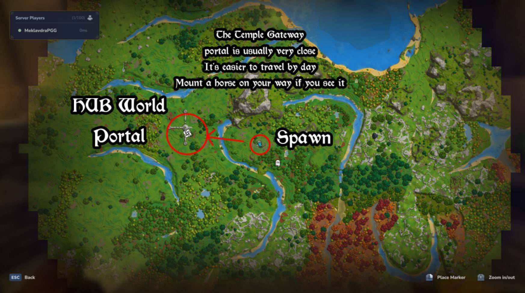 guide de la passerelle du temple oublié d'Hytale