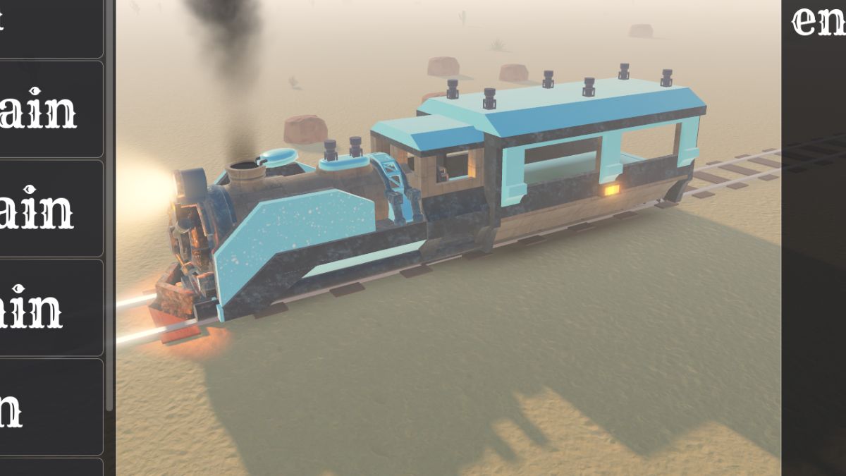 Rails morts du train de givre