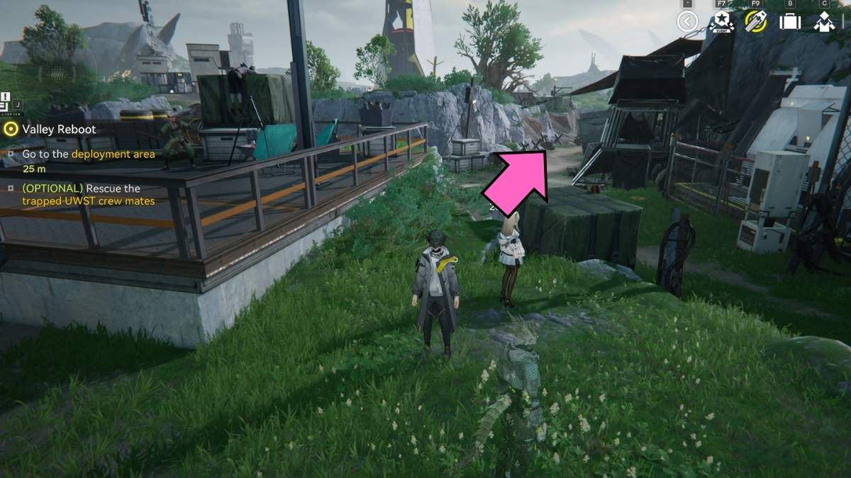 Emplacement du membre d'équipage de l'UWST à Endfield