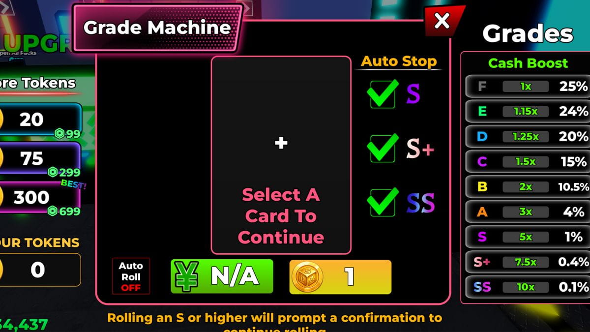 Classement des cartes ACC