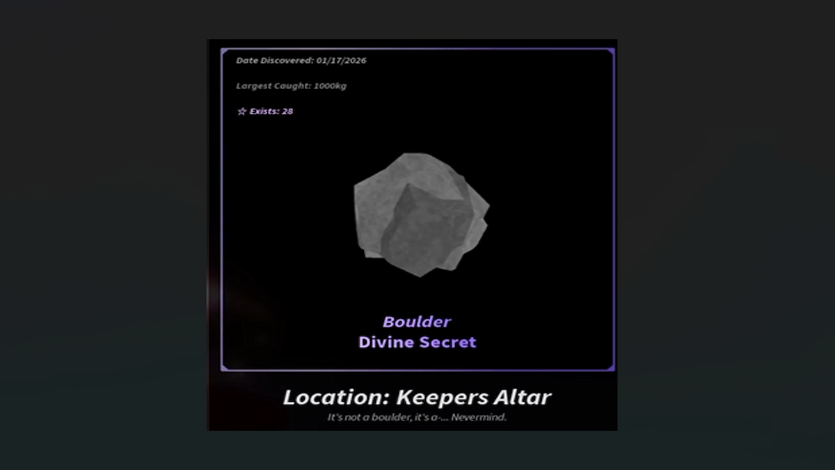 L'objet Boulder en Fisch