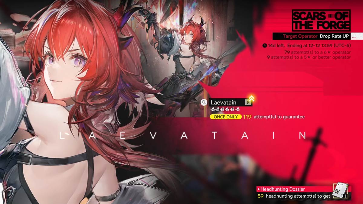 Bannière Laevatain dans Arknights Endfield