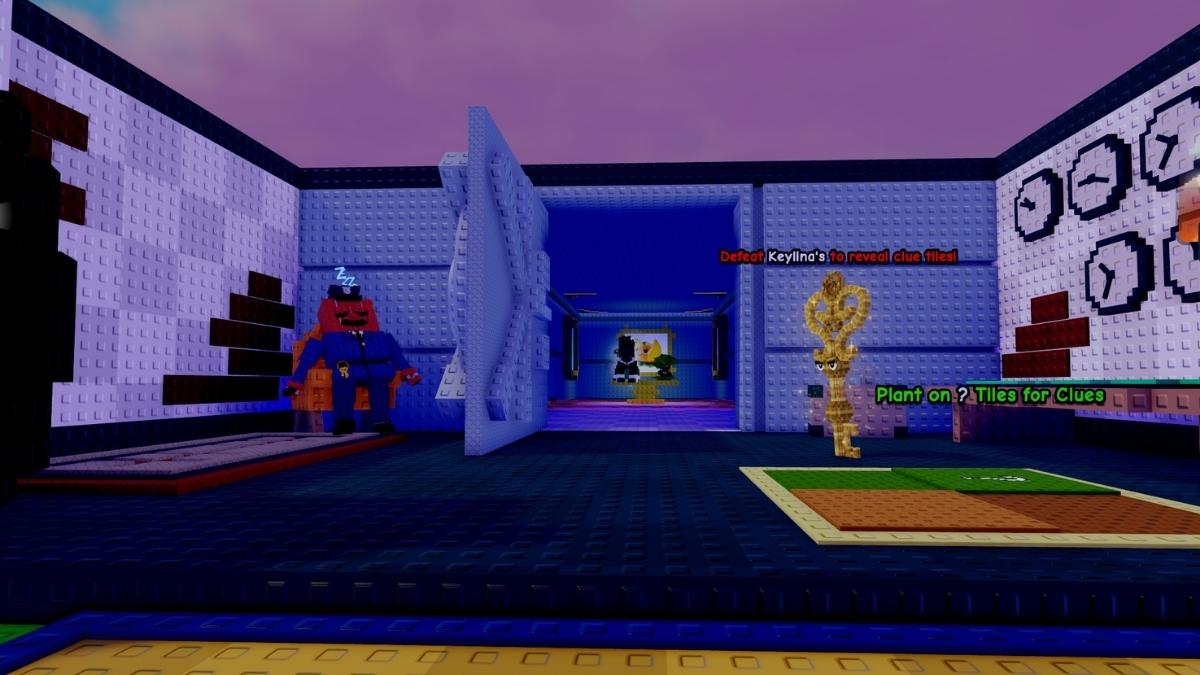 Coffre ouvert dans les plantes contre Brainrots