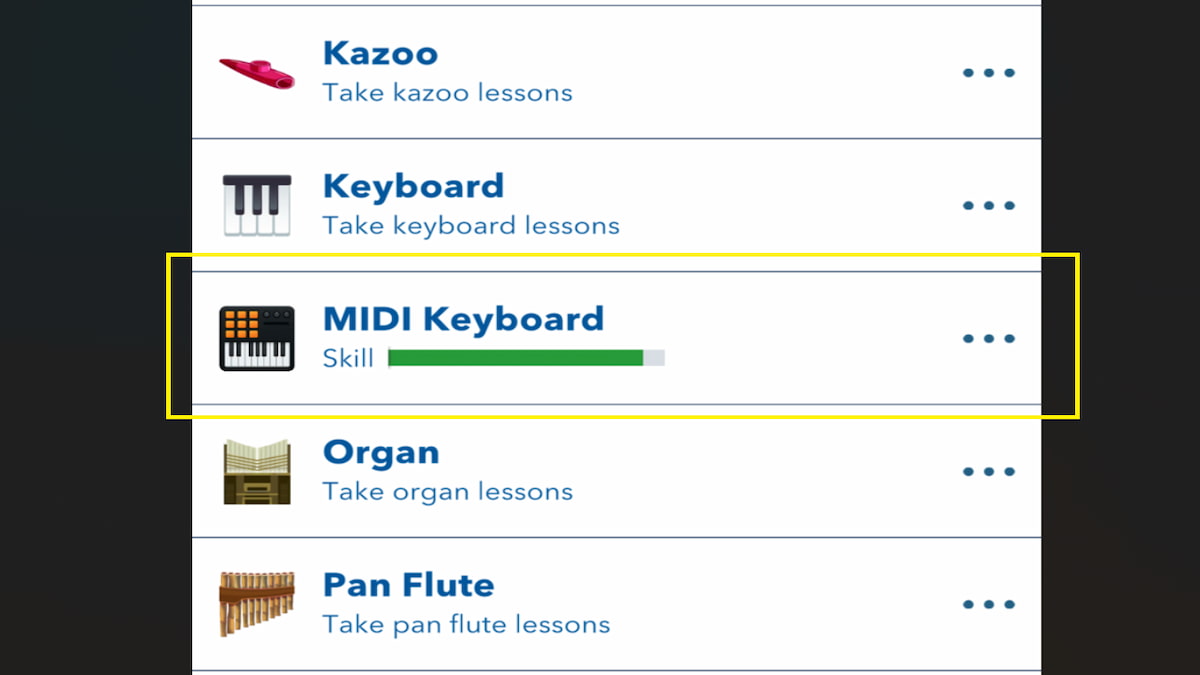 Le cours de musique au clavier MIDI