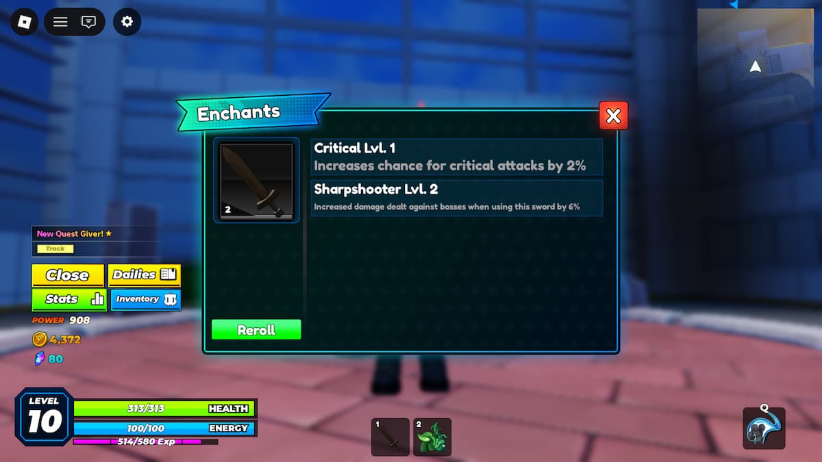 Enchantements dans les chasseurs solo