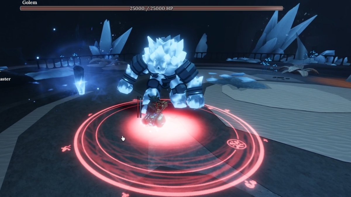 Comment battre Golem dans The Forge