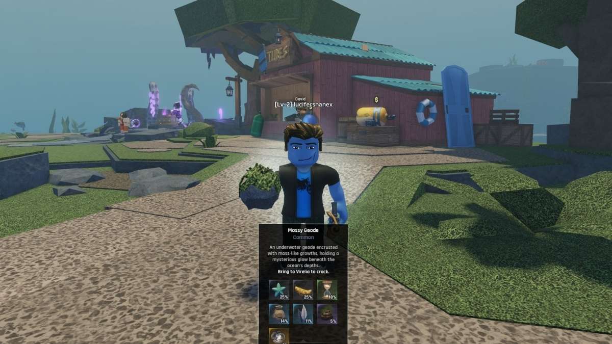 Géode d'artefact dans les abysses