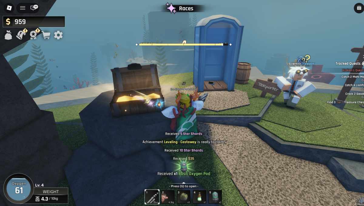 Vous trouverez des coffres au trésor disséminés sur la carte