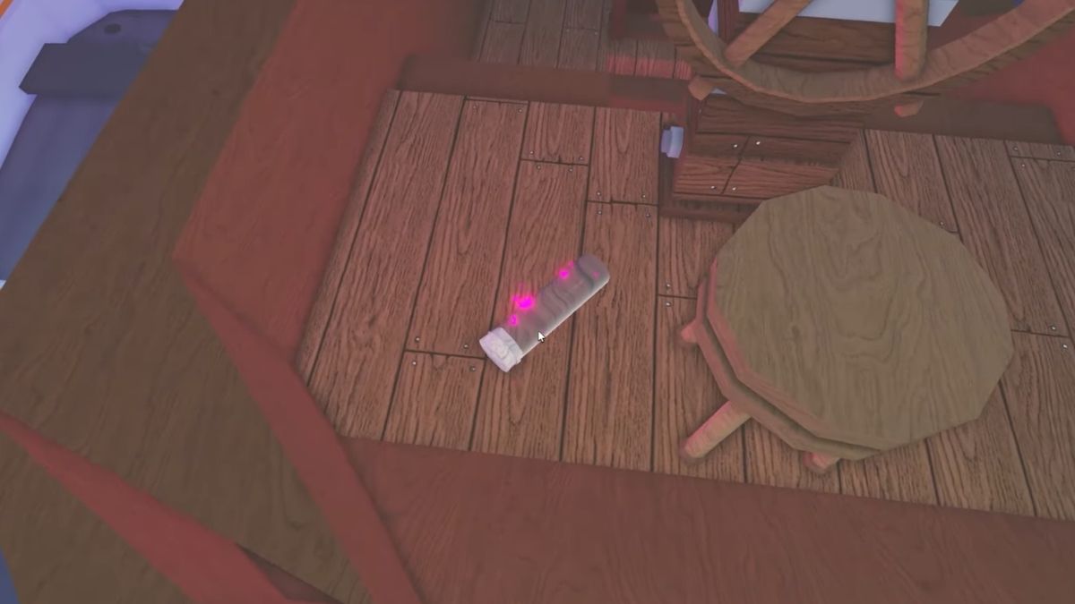 Emplacement du flacon sept