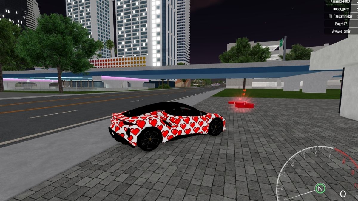 Emplacement des légendes des véhicules