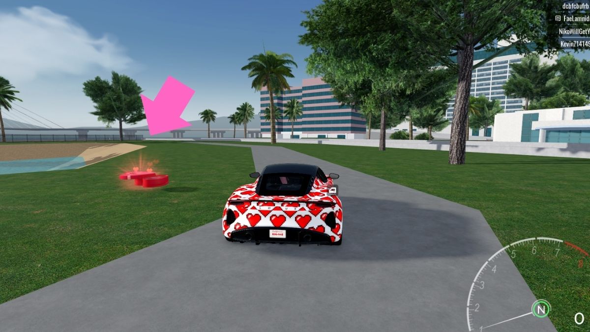 Emplacement du chocolat au parc