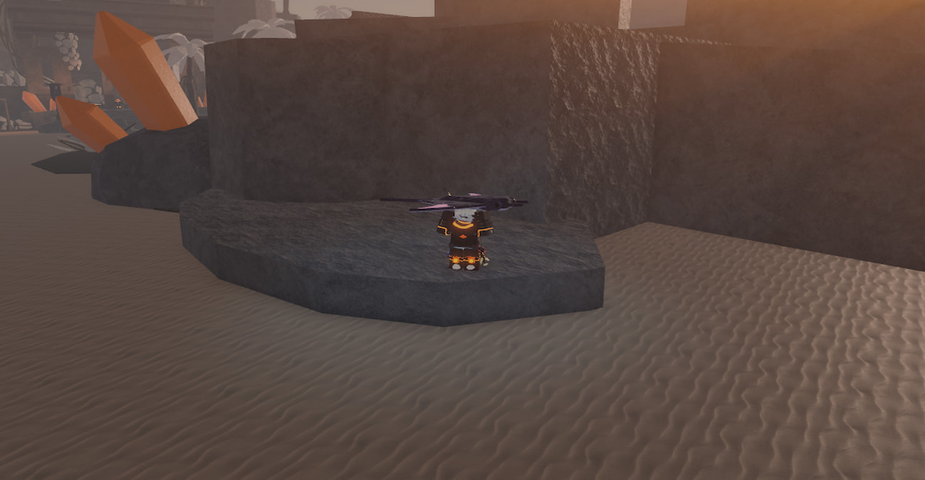 Le rayon obsidienne à Fisch