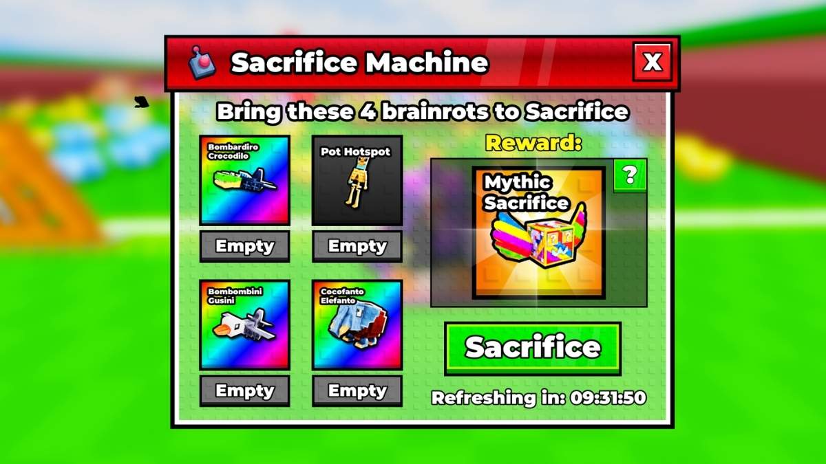 Machine à sacrifier dans Break A Lucky Block