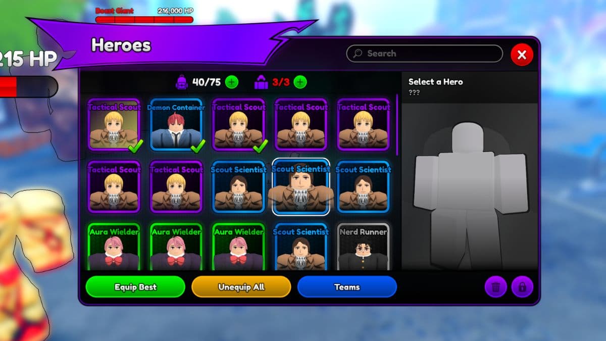 Héros dans les fantômes d’anime