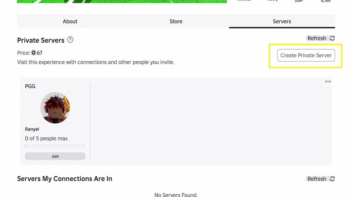 Le menu d’achat Jump for Brainrots