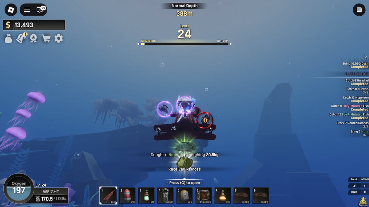 Obtenez de la mousse dans les abysses