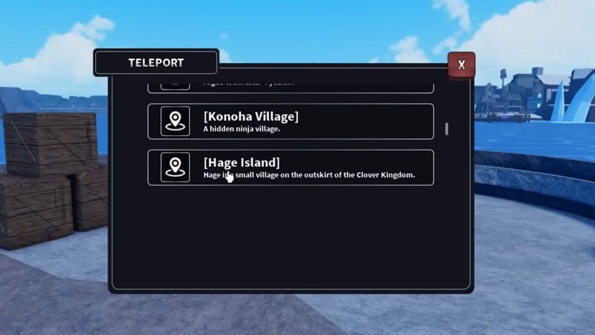 Emplacement de Yami Boss dans Rogue Piece