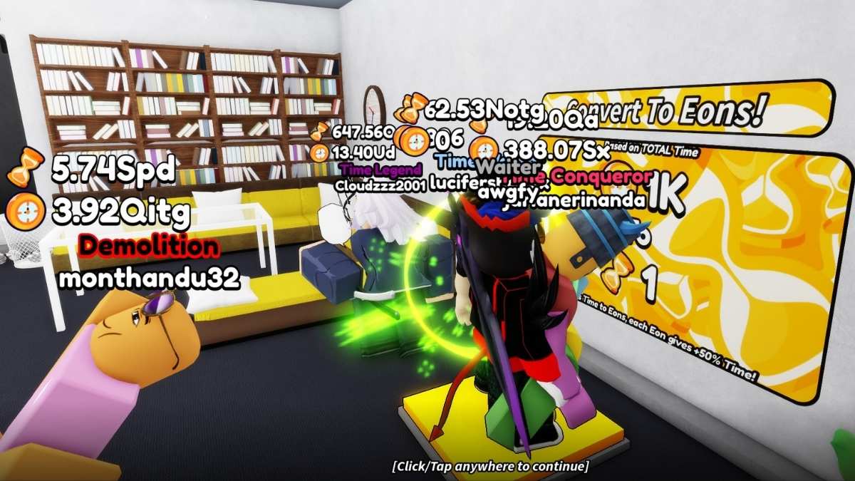 Temps et mise à niveau en temps perdu