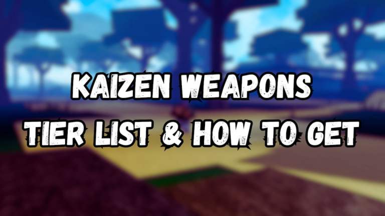 Liste des niveaux d’armes Roblox Kaizen et comment les obtenir