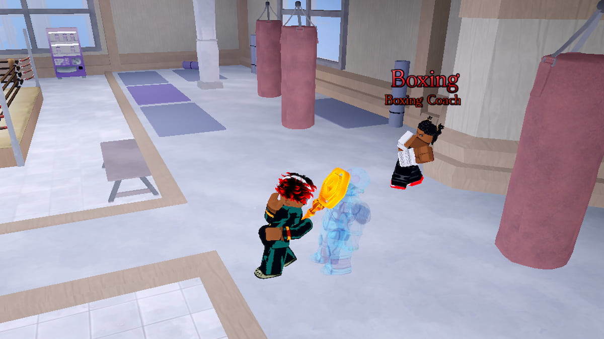Le maître de boxe dans Roblox