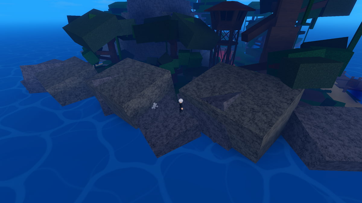 Emplacement des pièces de donjon sur Jungle Island