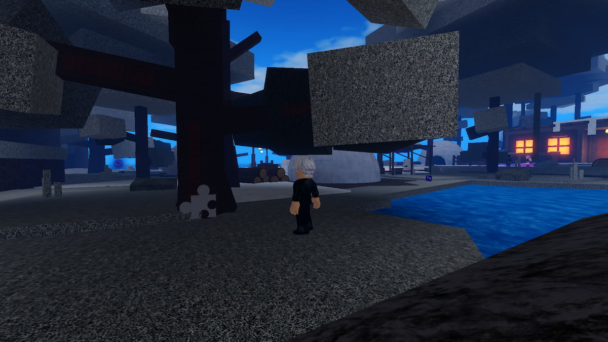 Emplacement des pièces de donjon sur Snow Island