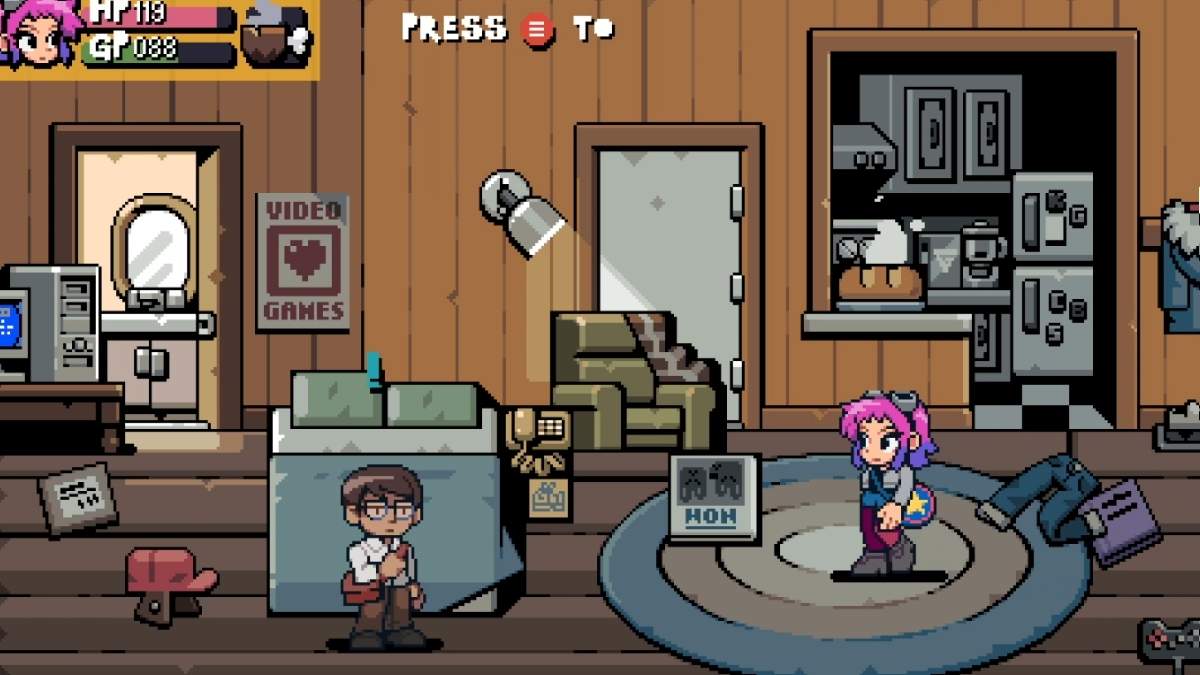 Quête secrète mobile dans Scott Pilgrim EX
