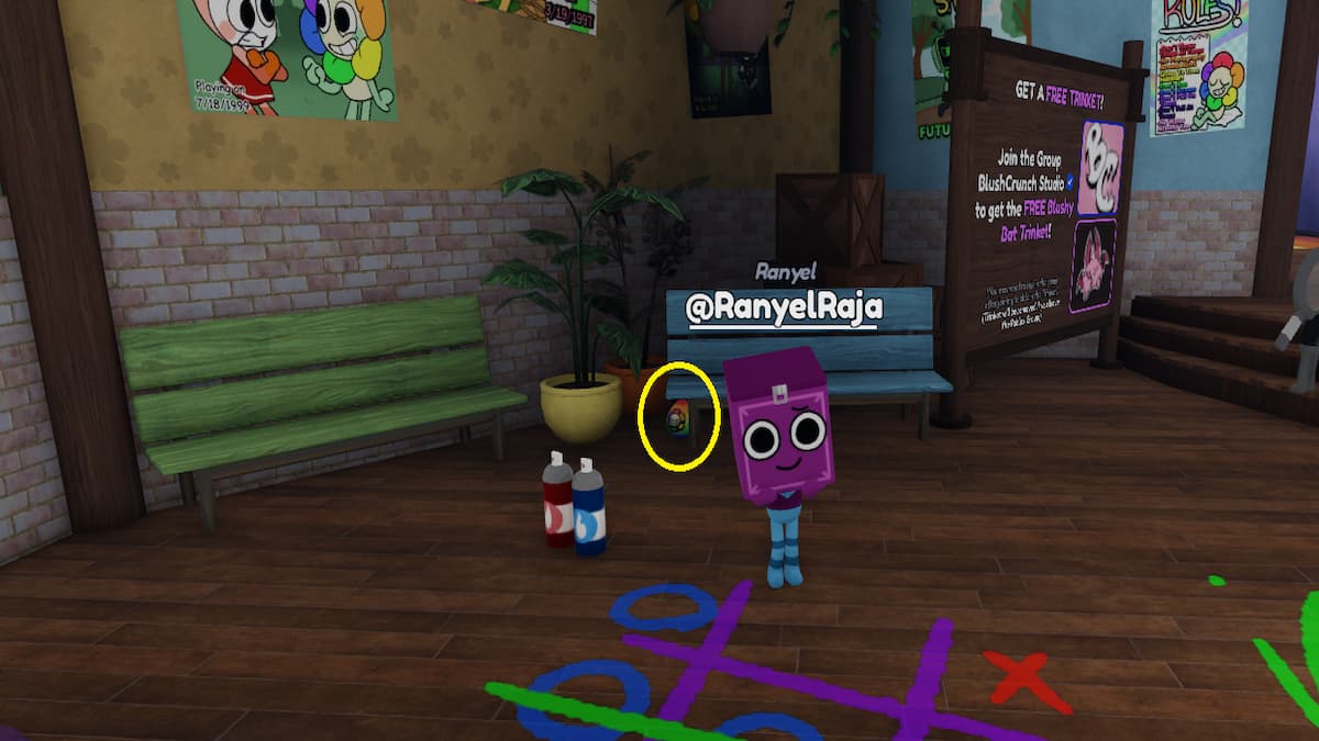 Un œuf de Pâques dans le monde de Dandy