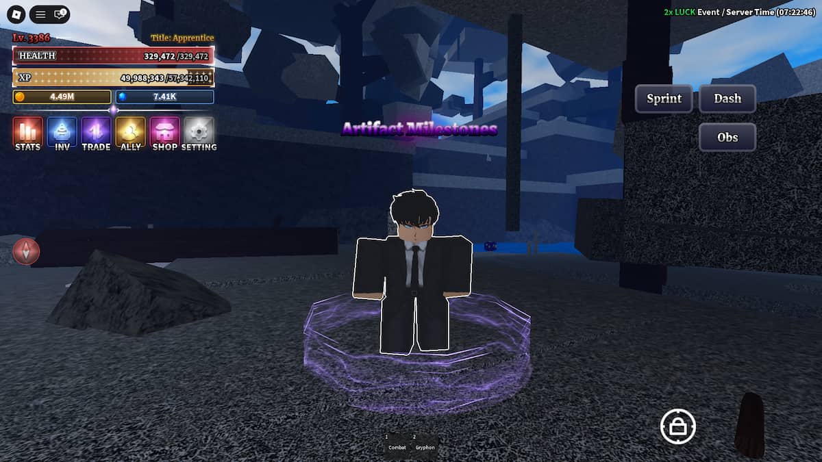 Améliorer les artefacts dans Sailor Piece