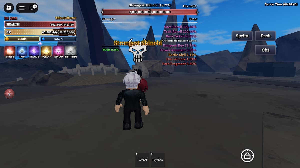 Le boss Shinobi le plus fort de Sailor Piece