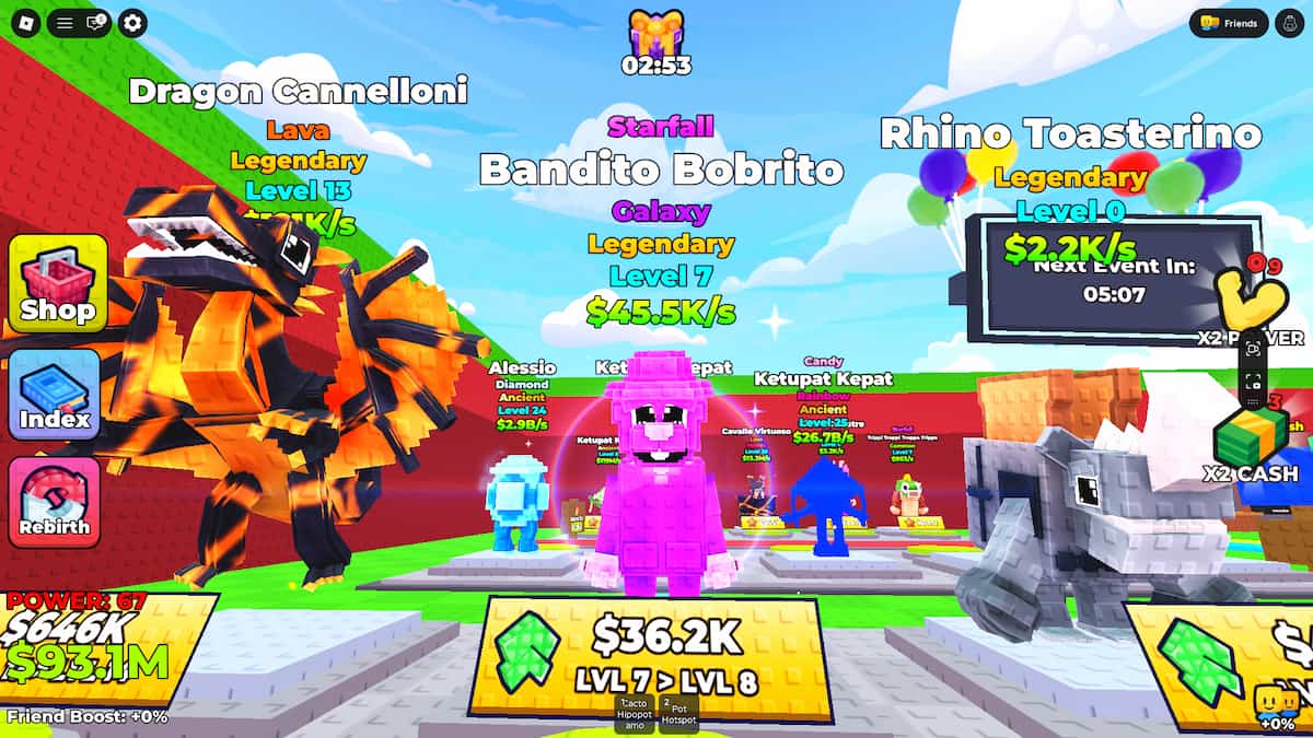 Devenez fort pour les traits de Brainrots