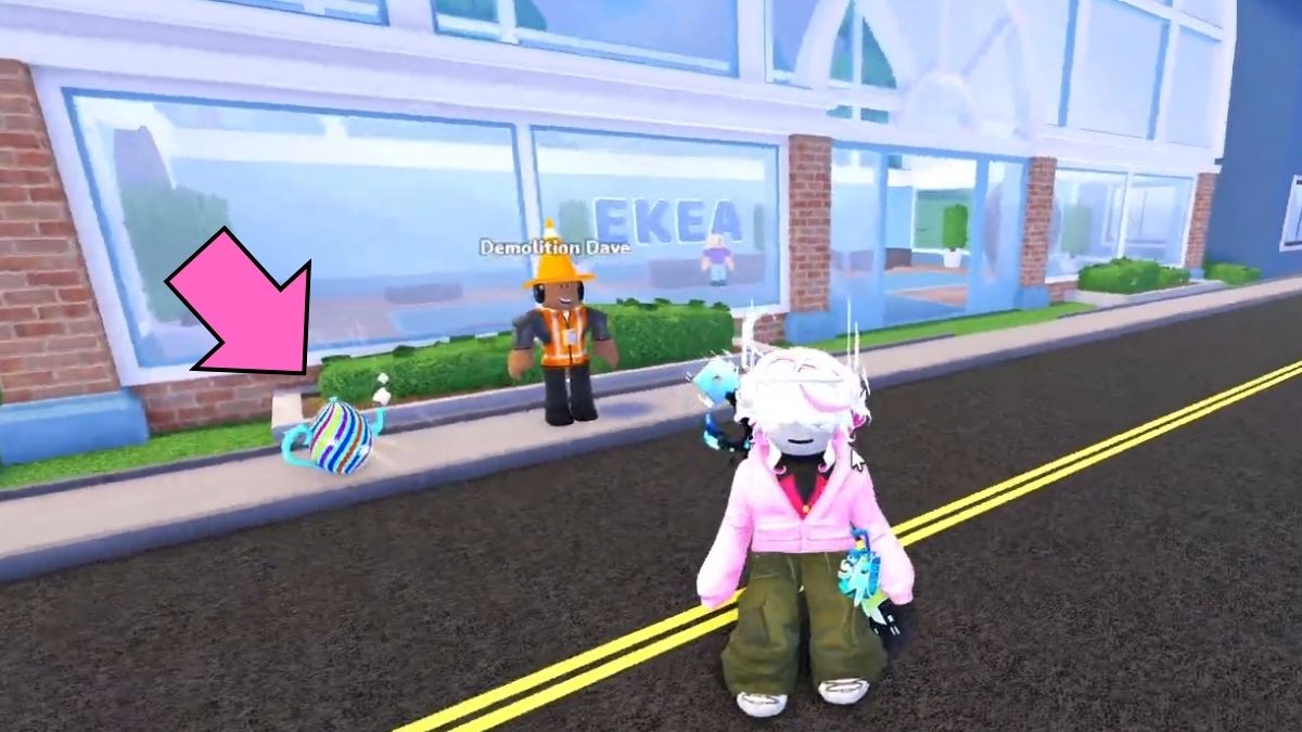 Emplacement des œufs de théière